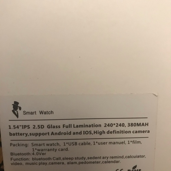 Android compatible smart watch with hidden camera. - Picture 5 of 5